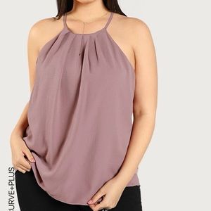 Plus - Halter Cami Blouse - 1X / 14